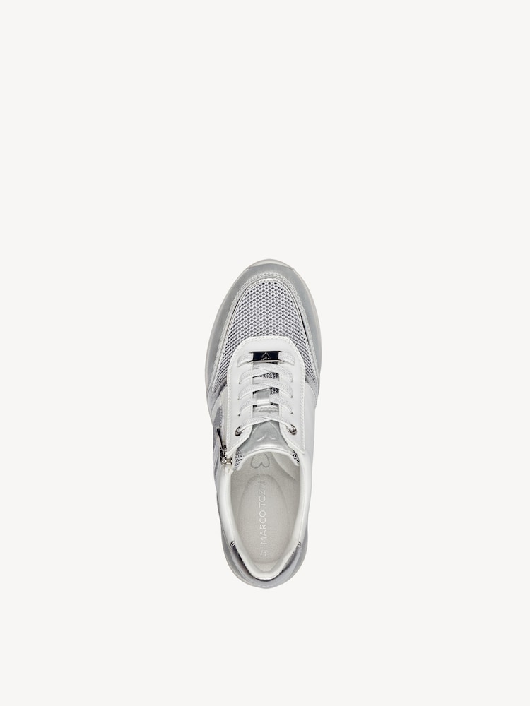 Marco Tozzi, Sneaker - bianco WHITE COMB, immagine 3 di 6