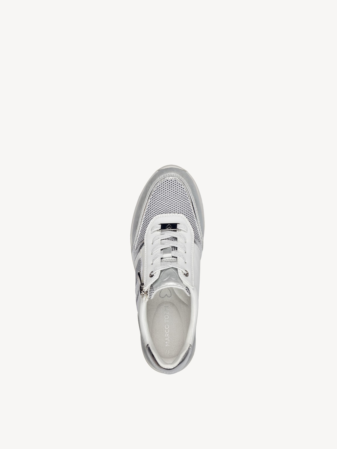 Marco Tozzi, Sneaker - bianco WHITE COMB, immagine 3 di 6