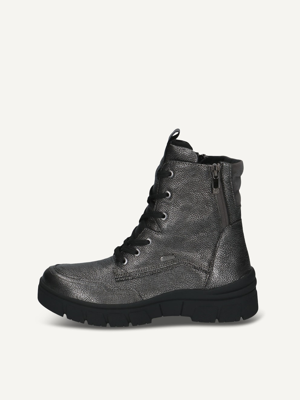 Caprice, Lederstiefelette - grau DK GREY METAL., Bild 1 von 5