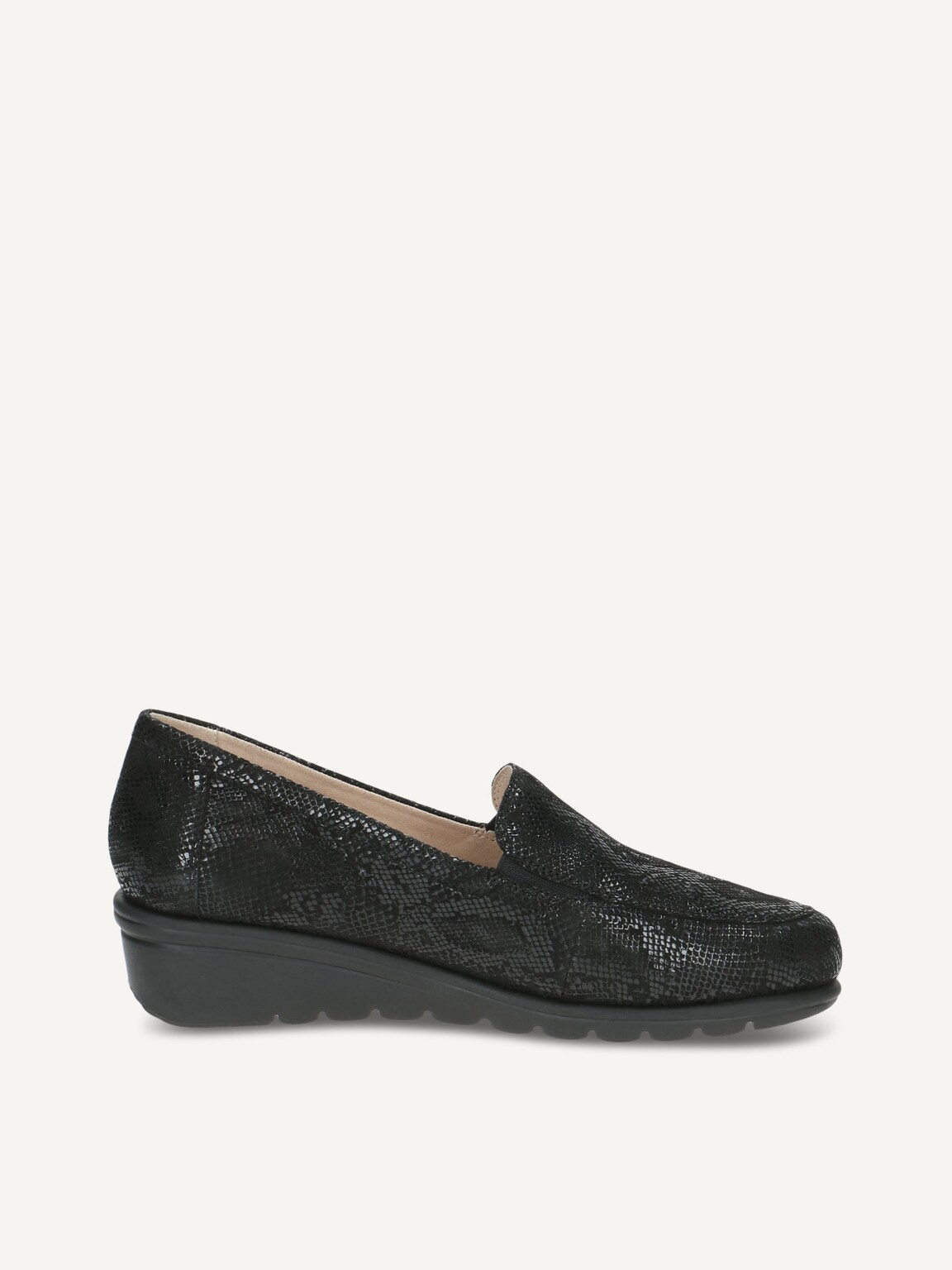 Caprice, Leather Slipper - black BLACK REPTILE, image 3 of 5