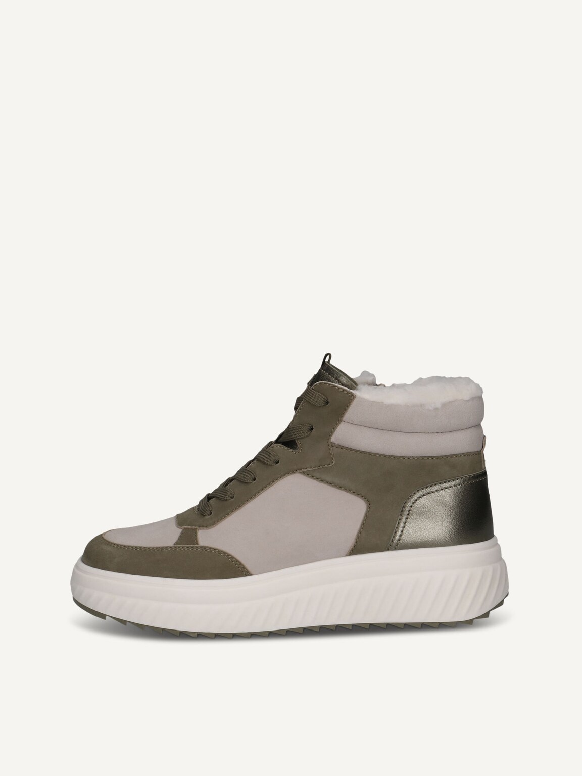 Caprice, Leather Bootie - green warm lining SALVIA COMB, image 2 of 5