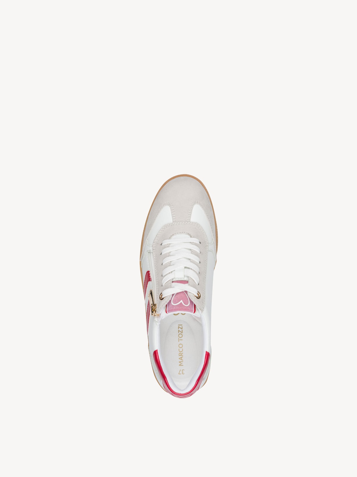 Marco Tozzi, Sneaker - weiß WHITE/RED, Bild 6 von 7