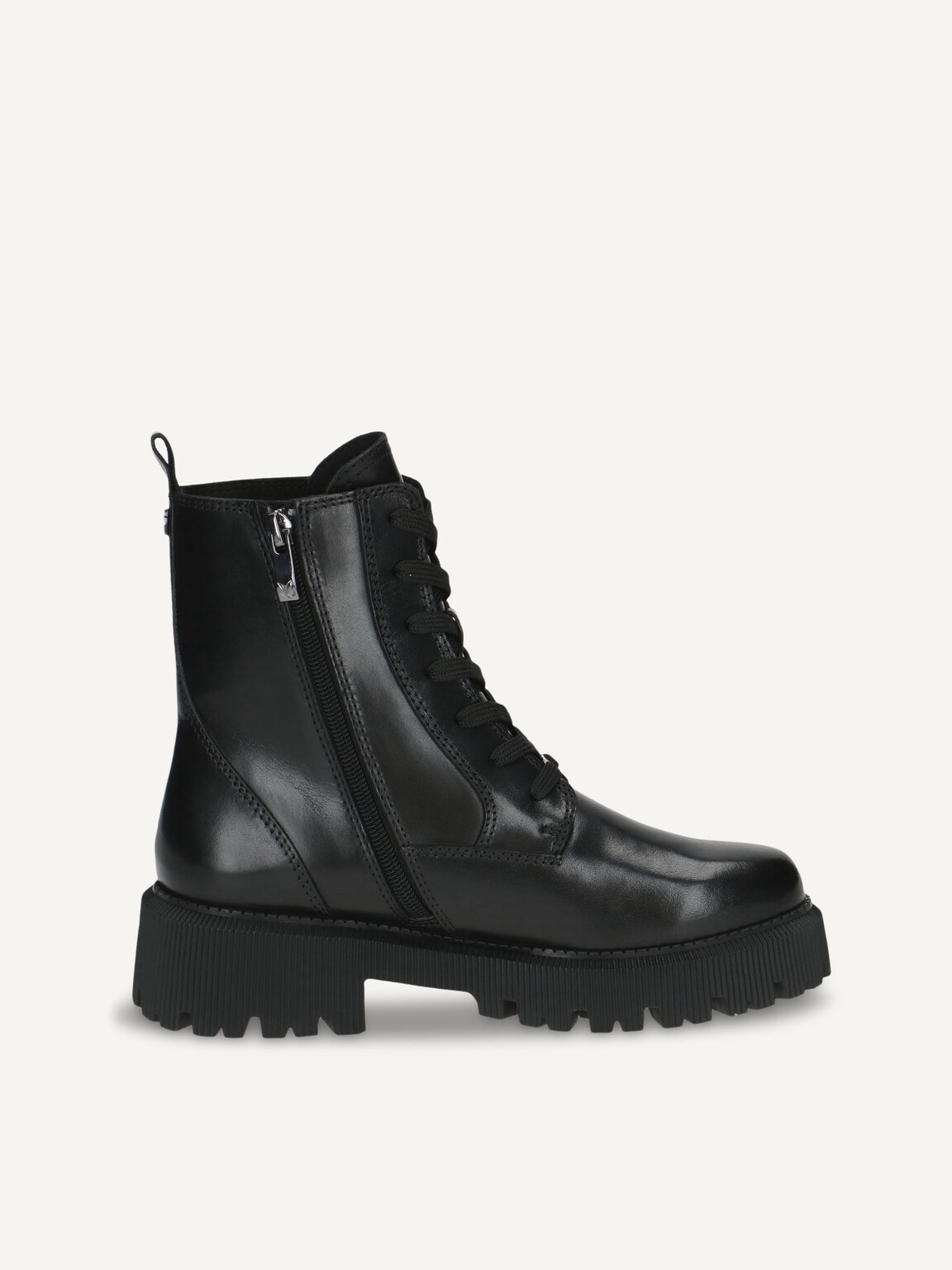 Caprice, Leather Bootie - black warm lining BLACK NAPPA, image 3 of 5