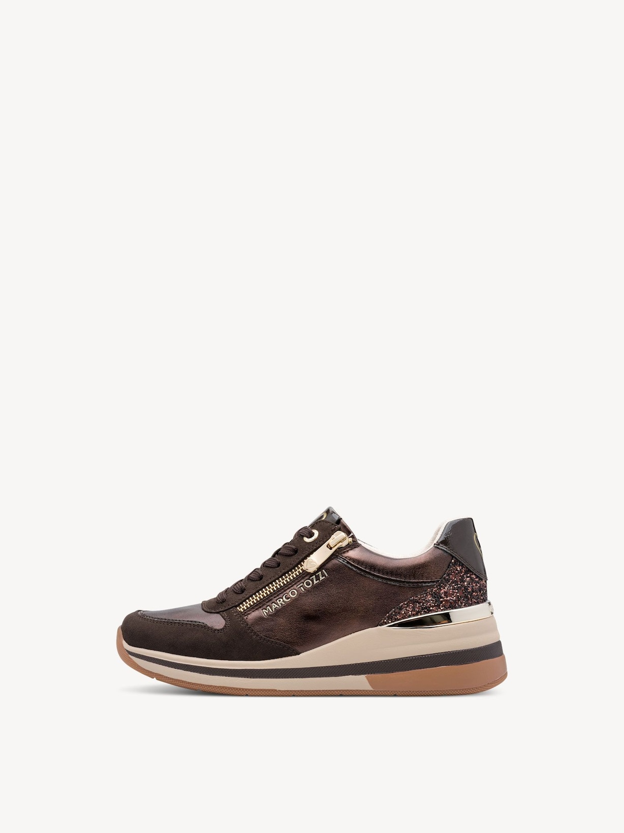 Marco Tozzi, Sneaker - marrone MOCCA COMB, immagine 2 di 6
