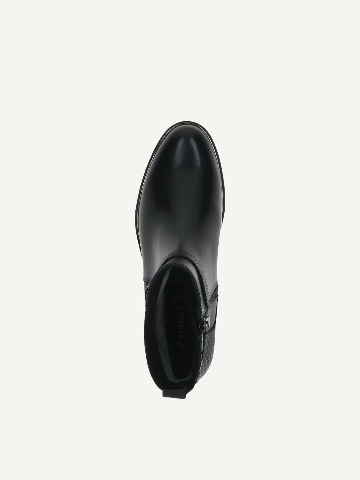 Caprice, Bottine en cuir - noir BLACK COMB, image 4 sur 5