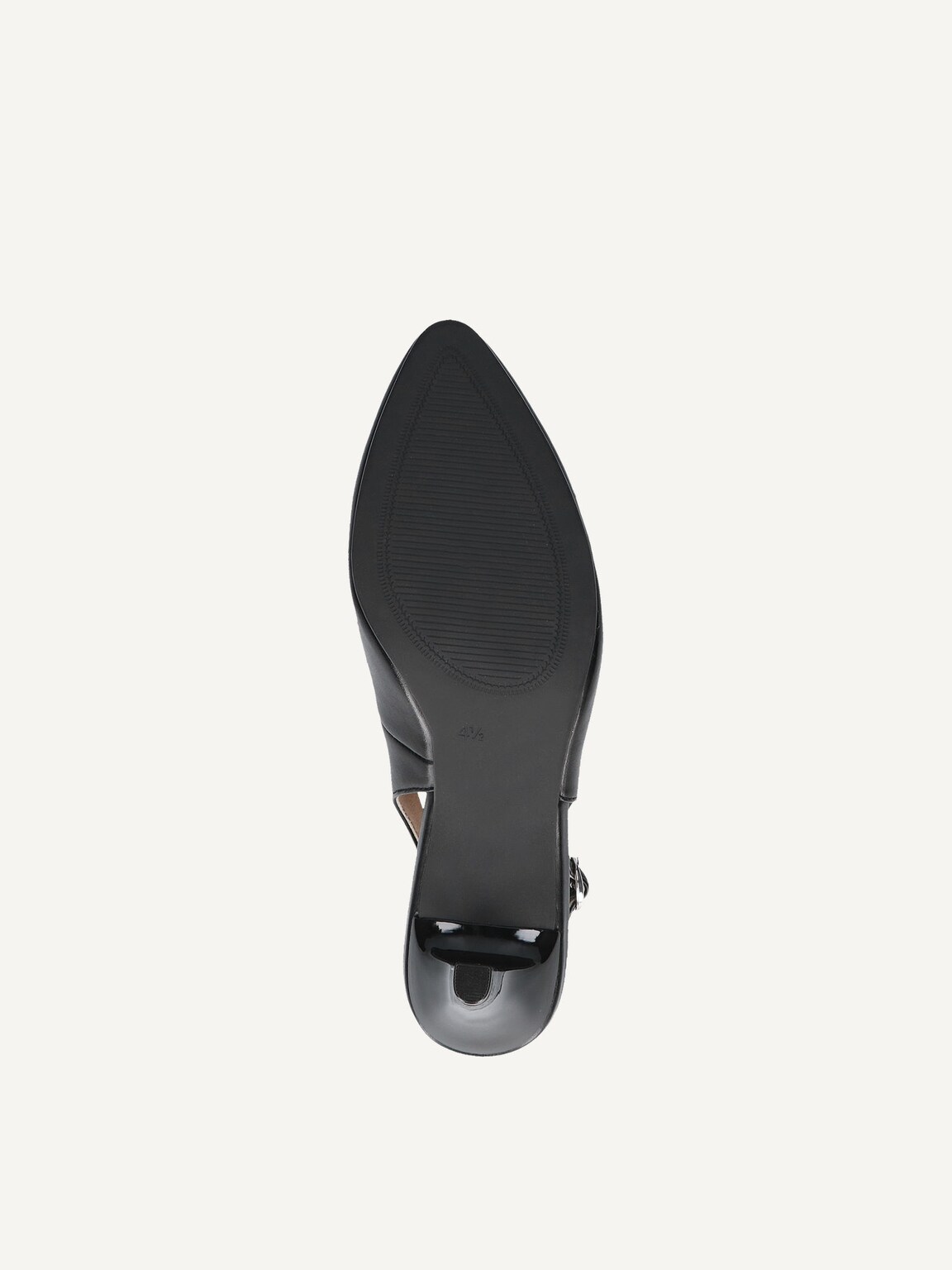 Caprice, Leather sling pumps - black BLACK NAPPA, image 4 of 5