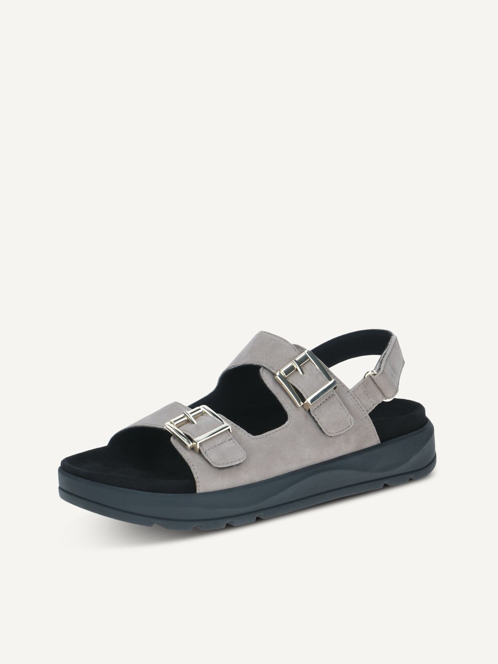 Caprice, Leather Sandal - brown MUD SUEDE, image 1 of 6