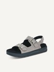 Selected, Caprice, Leather Sandal - brown MUD SUEDE