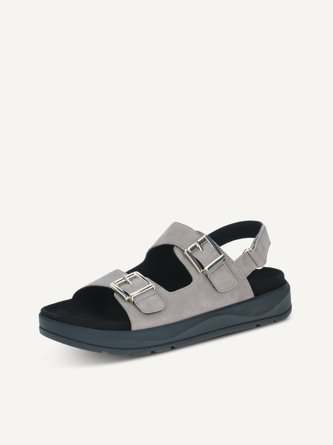 Caprice, Leather Sandal - brown MUD SUEDE, image 1 of 6