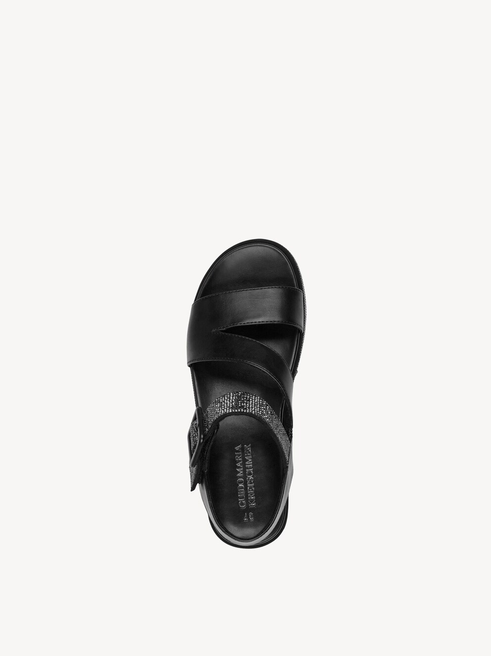 Marco Tozzi, Sandály - černá BLACK, obrázek 5 z 6