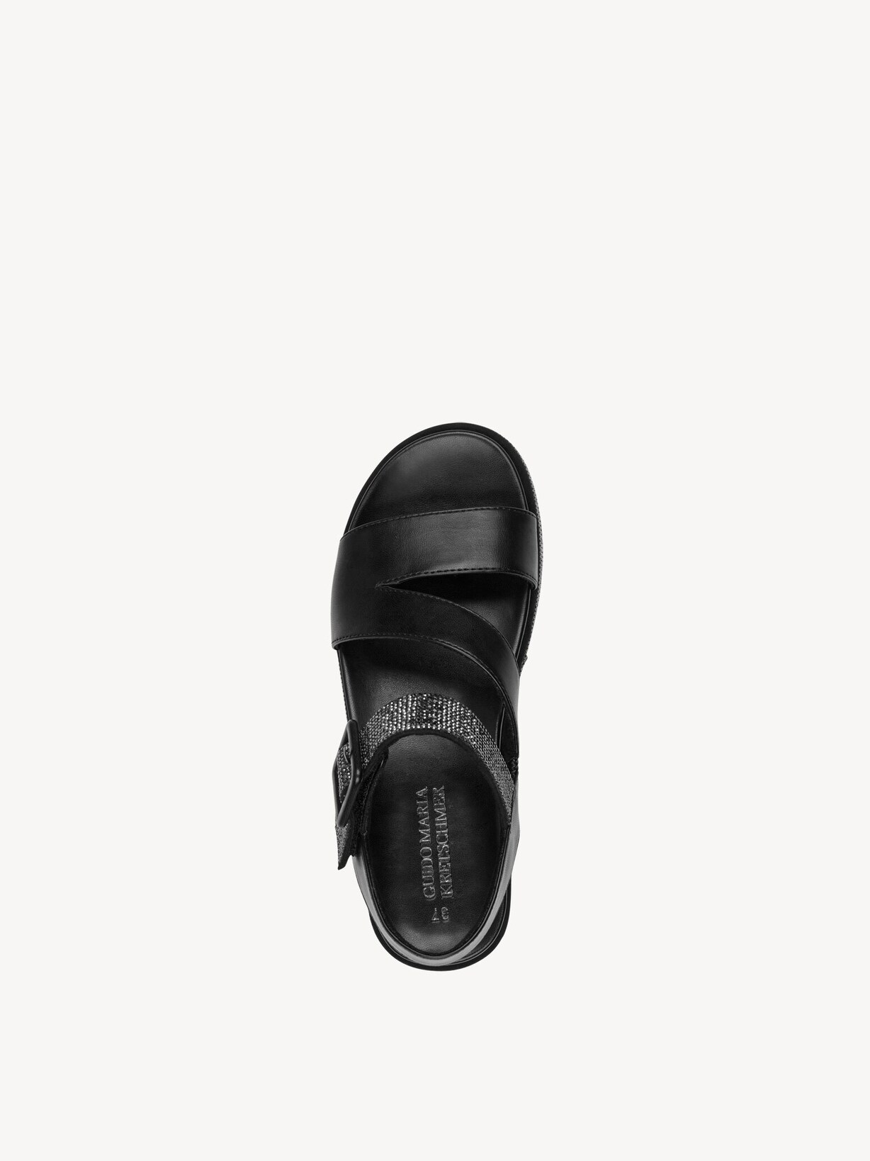 Marco Tozzi, Sandály - černá BLACK, obrázek 5 z 6