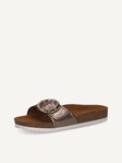 Not selected, Caprice, Leather Mule - brown TAUPE METALLIC