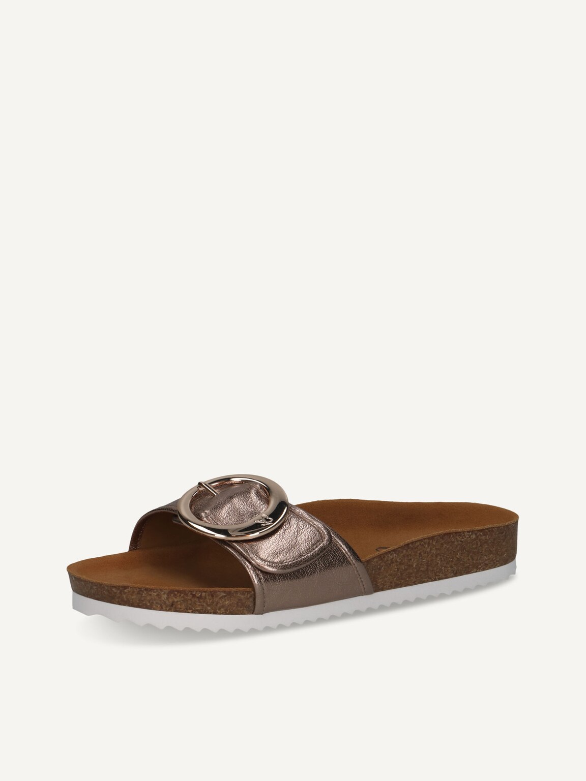 Caprice, Leather Mule - brown TAUPE METALLIC, image 1 of 5