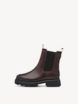 Ausgewählt, Marco Tozzi, Leder Chelsea Boot - braun Warmfutter MOCCA