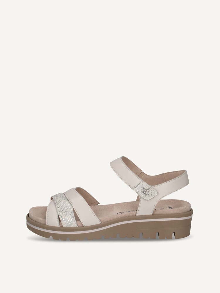 Caprice, Leather Sandal - white OFFWHITE COMB, image 3 of 6
