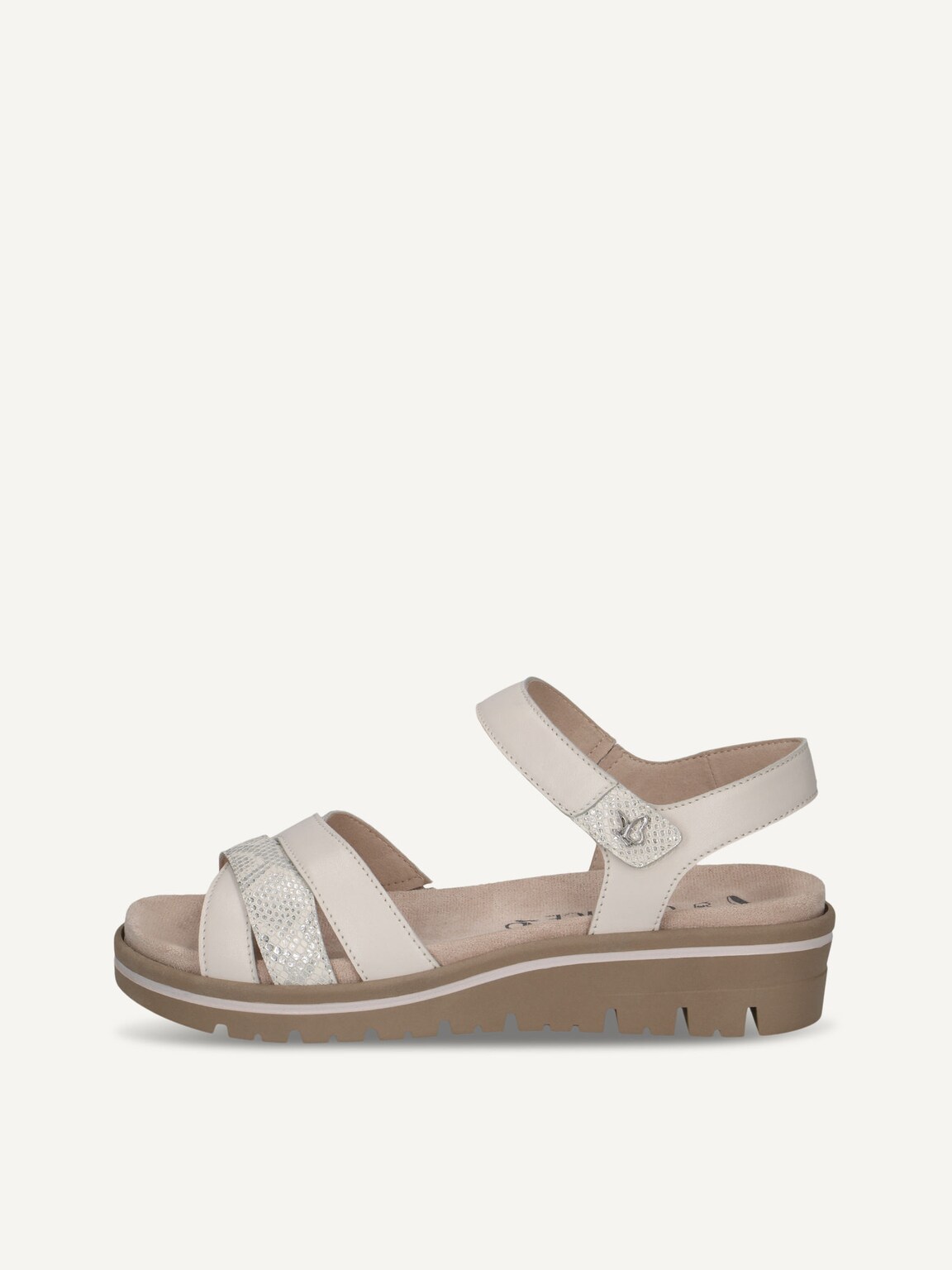 Caprice, Leather Sandal - white OFFWHITE COMB, image 3 of 6