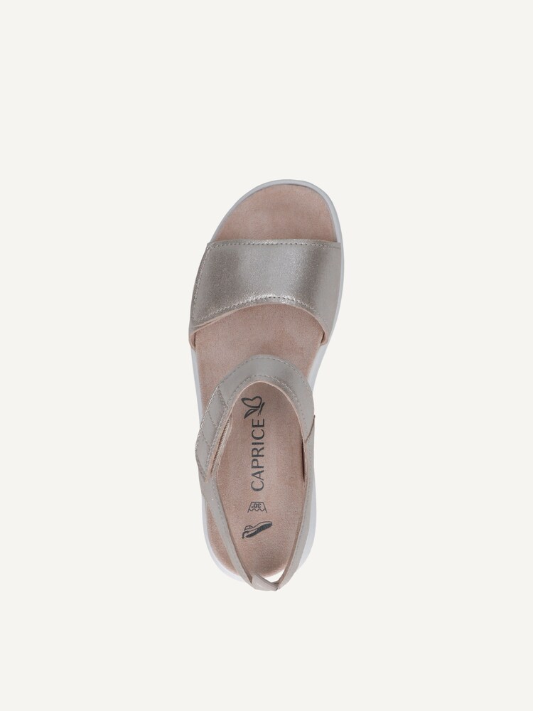 Caprice, Sandale en cuir - marron TAUPE METALLIC, image 4 sur 5