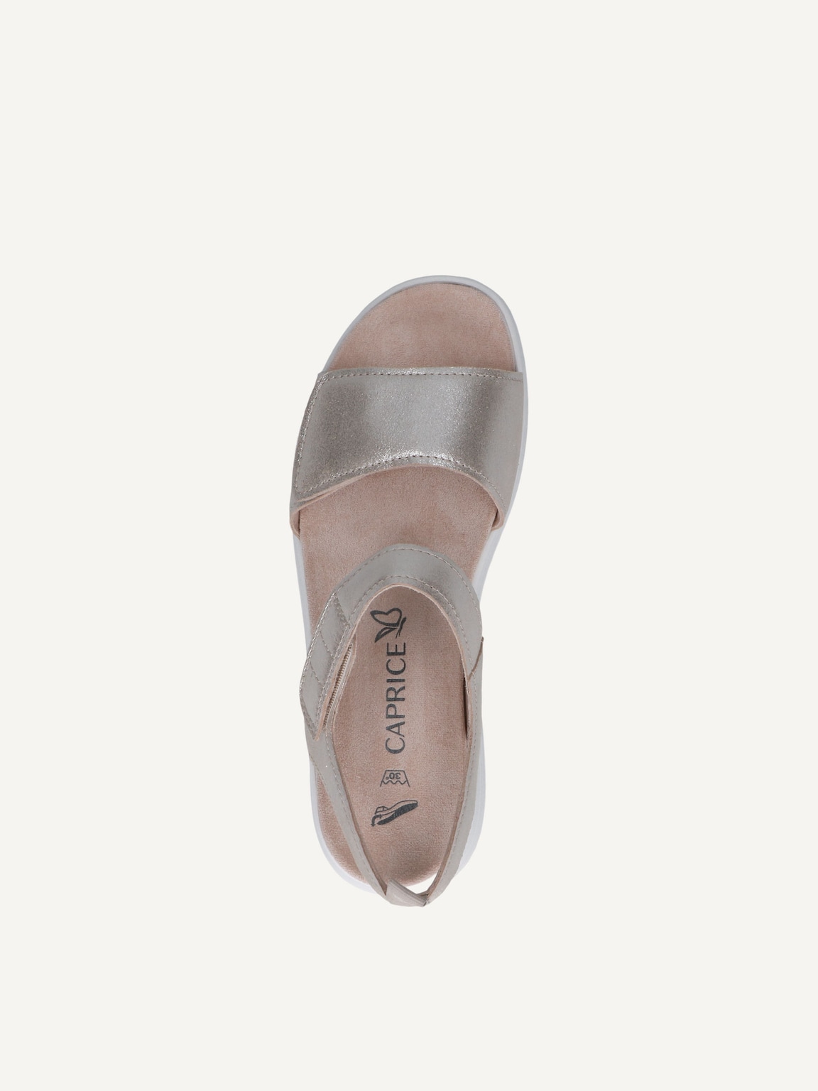 Caprice, Leather Sandal - brown TAUPE METALLIC, image 5 of 5