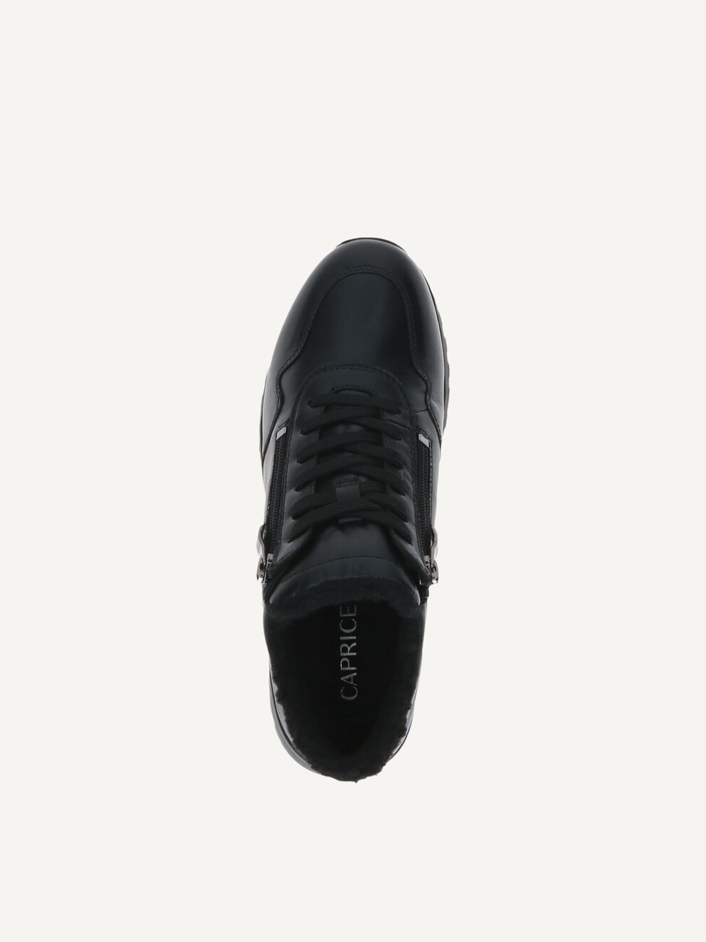 Caprice, Basket en cuir - noir doublure chaude BLACK NAPPA, image 7 sur 10