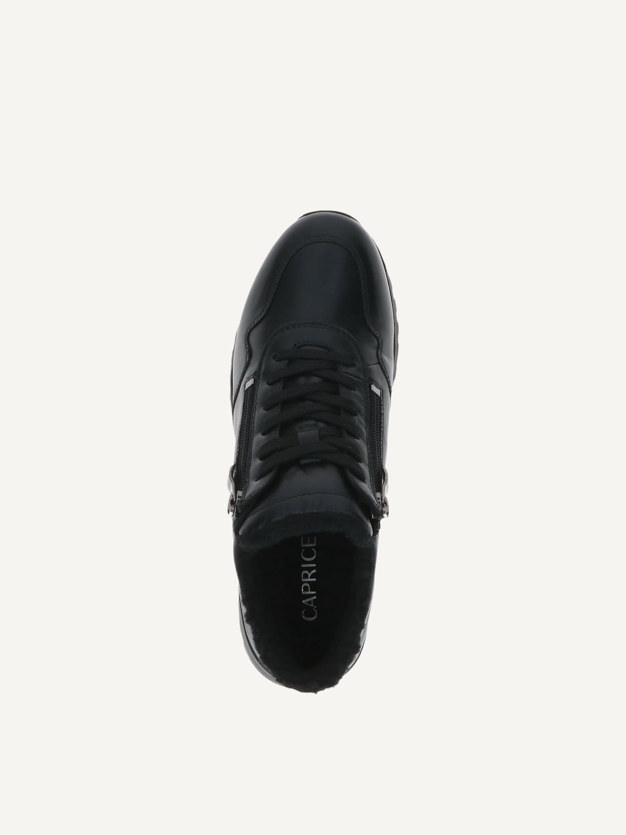 Caprice, Basket en cuir - noir doublure chaude BLACK NAPPA, image 7 sur 10