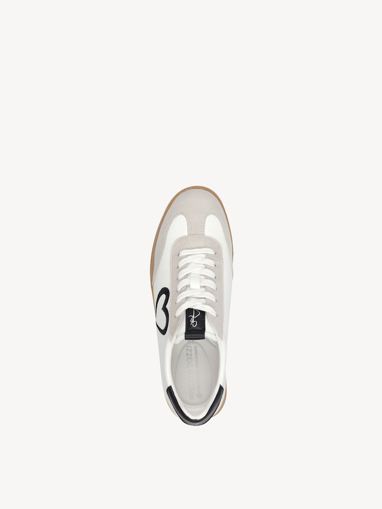 Marco Tozzi, Sneaker - bianco WHITE/BLACK, immagine 3 di 6