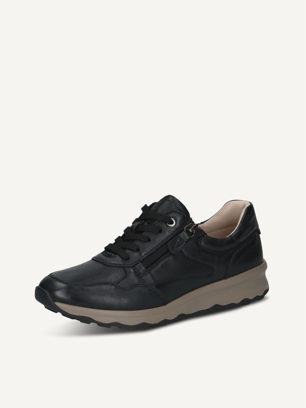 Caprice, Ledersneaker - schwarz BLACK NAPPA, Bild 2 von 5