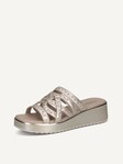 Not selected, Caprice, Leather Mule - metallic LT.GOLD METAL.