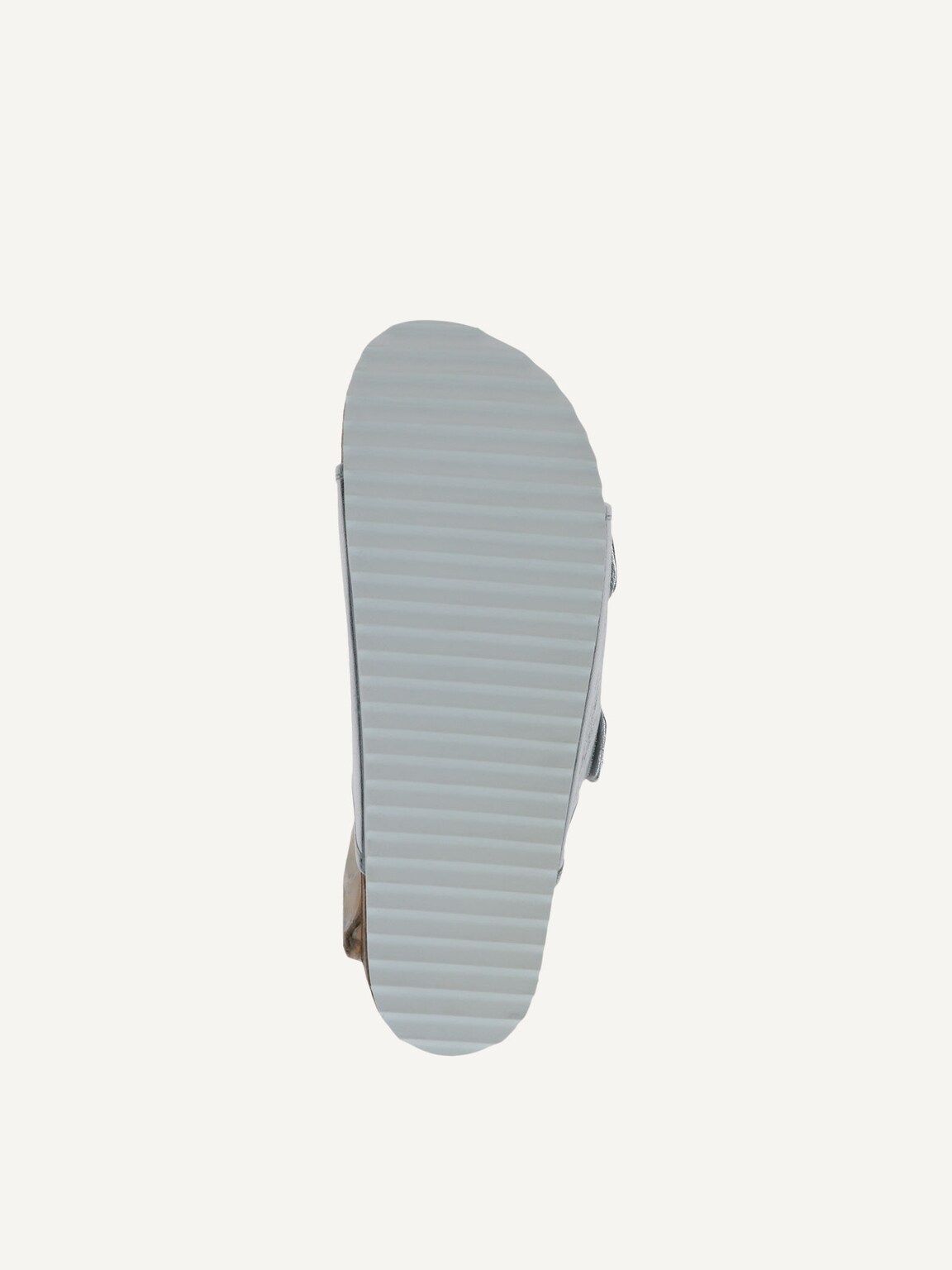 Caprice, Leather Mule - silver SILVER METAL., image 4 of 5