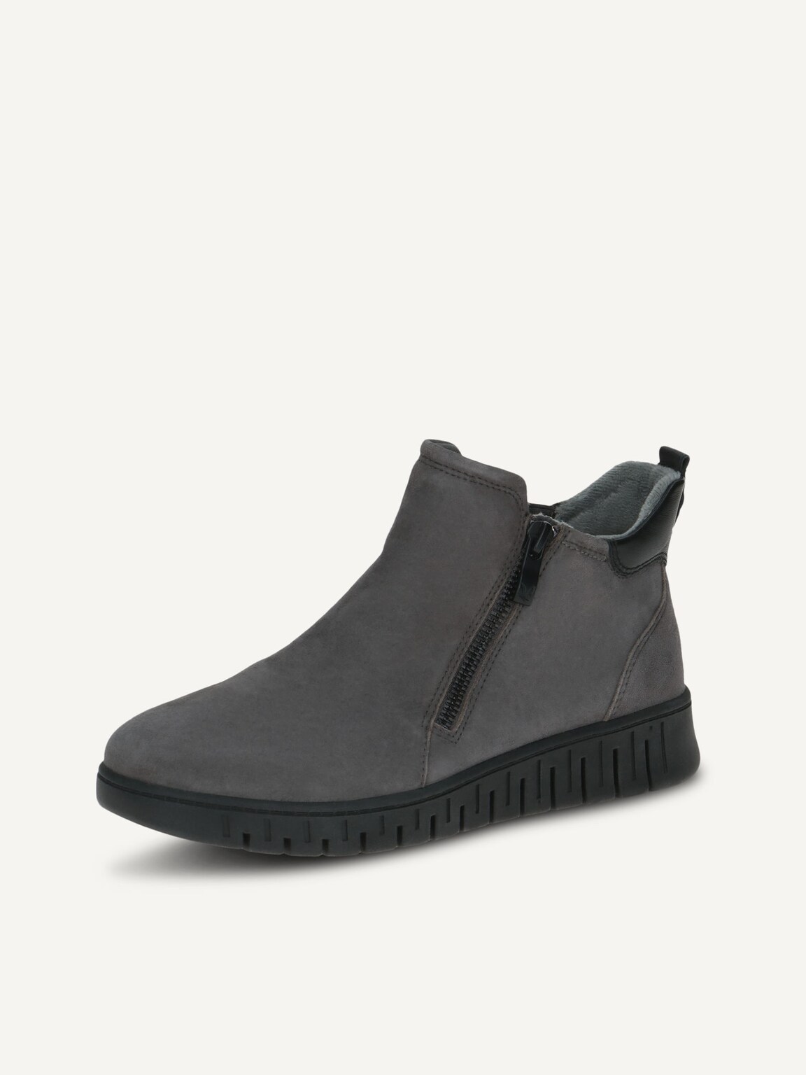 Caprice, Leather Bootie - grey DK GREY COMB, image 1 of 5
