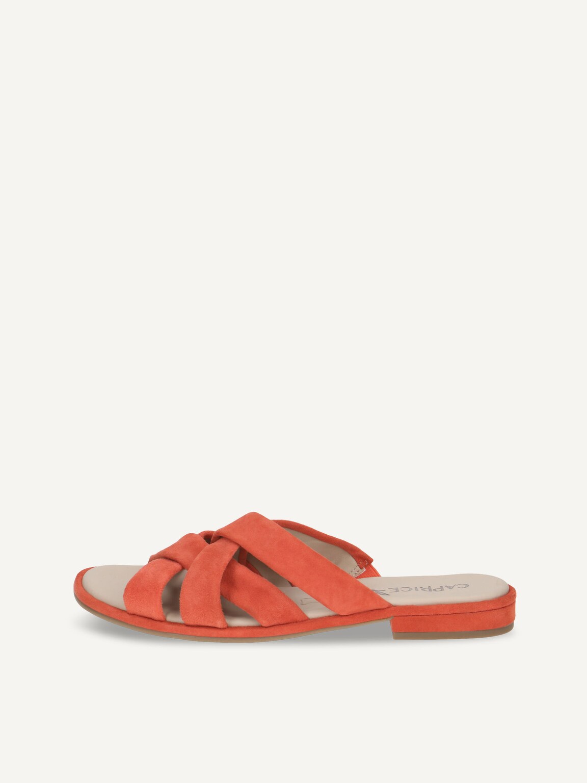 Caprice, Leather Mule - orange ORANGE SUEDE, image 2 of 5