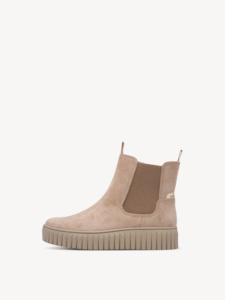 Marco Tozzi, Chelsea boot - beige, TAUPE