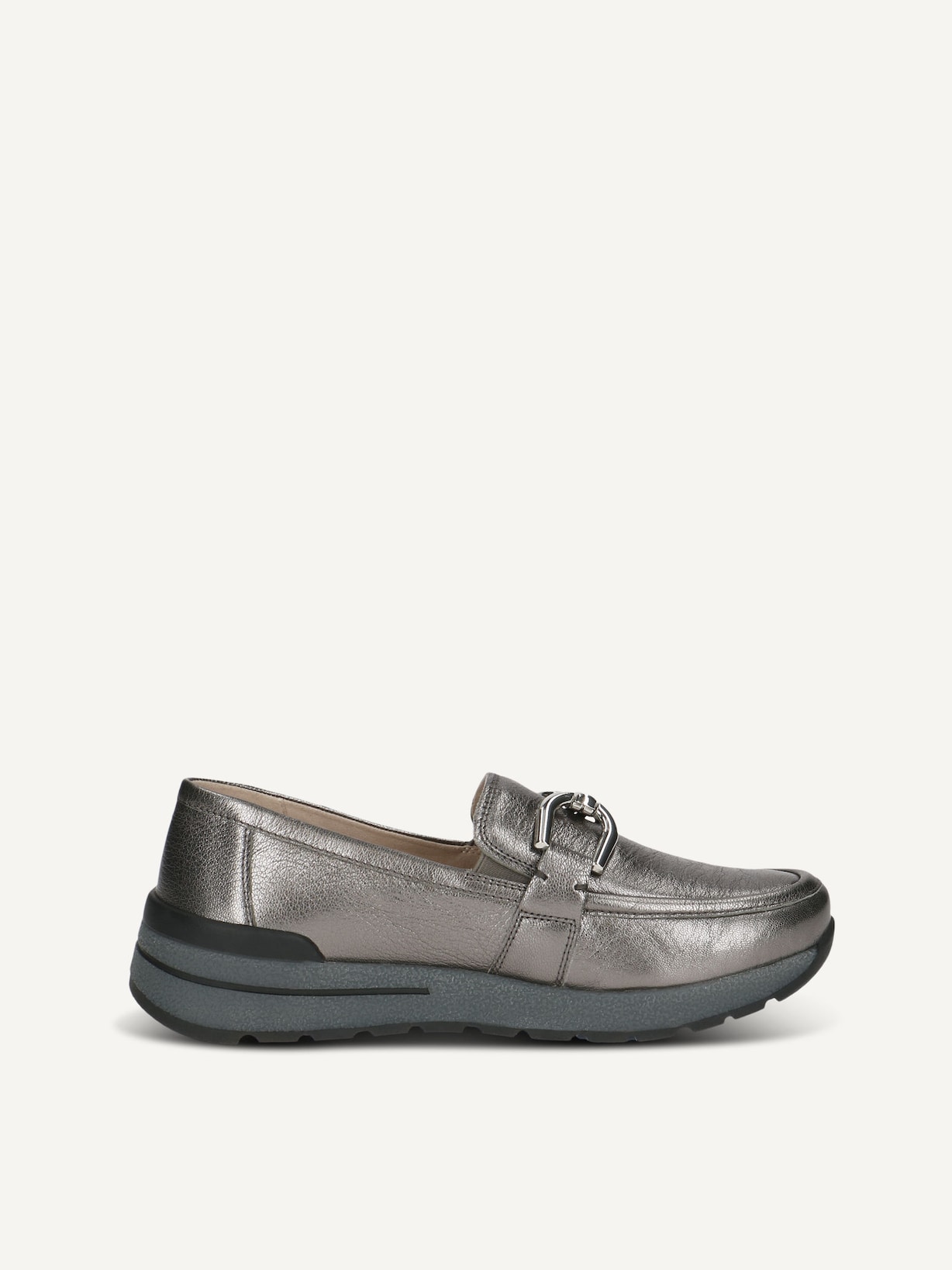 Caprice, Slipper en cuir - métallique STONE METALLIC, image 3 sur 5