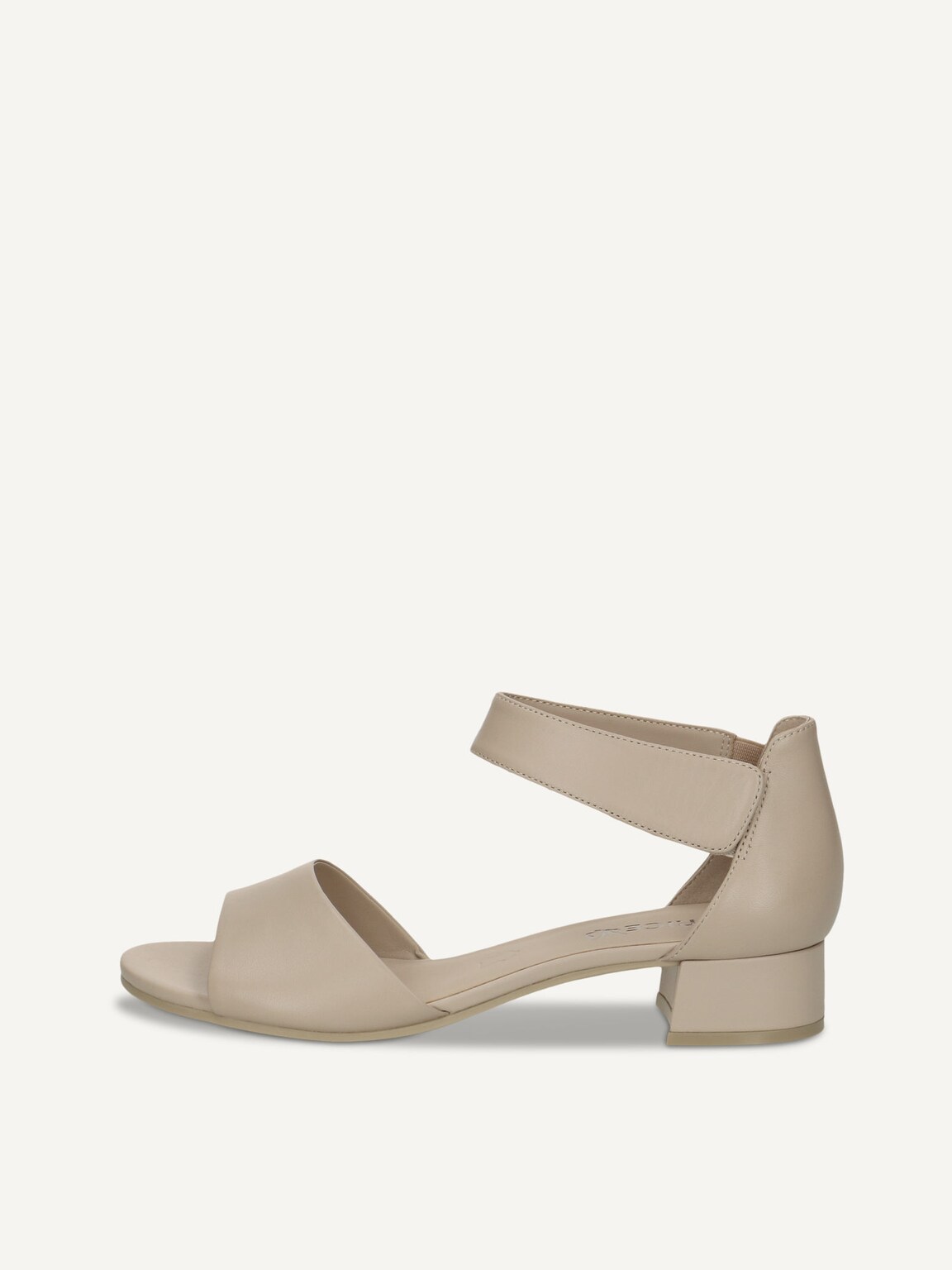 Caprice, Leather Heeled sandal - beige BEIGE NAPPA, image 3 of 10