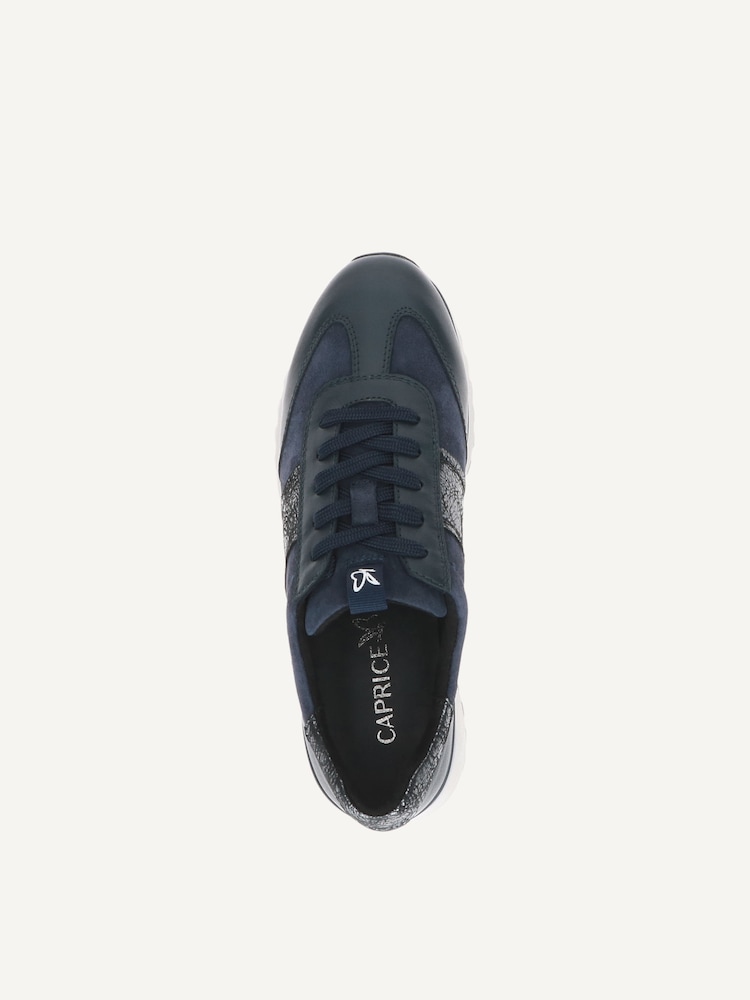 Caprice, Basket en cuir - bleu OCEAN COMB, image 4 sur 5