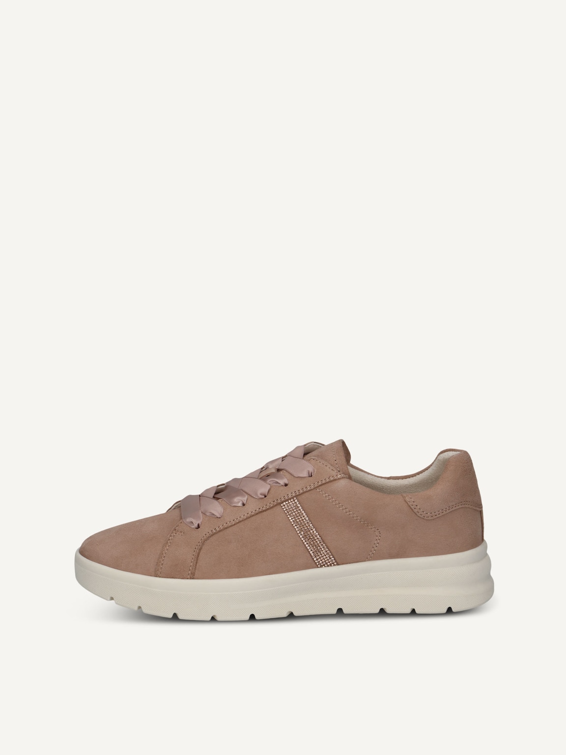 Caprice, Leather Low shoes - beige SAND SUEDE, image 2 of 5