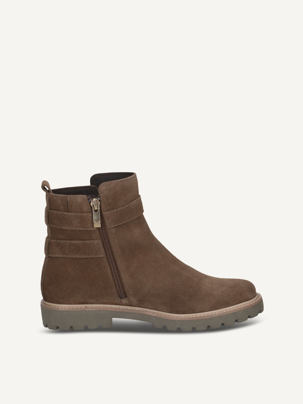 Caprice, Leather Bootie - brown BROWN SUEDE, image 3 of 5
