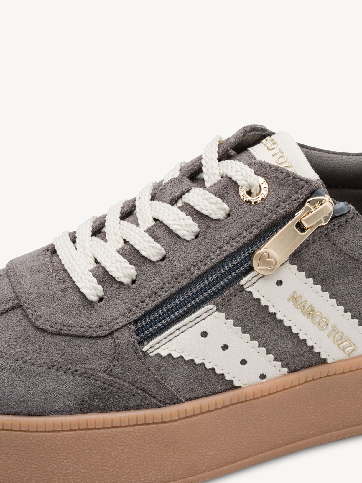 Marco Tozzi, Basket - gris DK.GREY COMB, image 4 sur 6