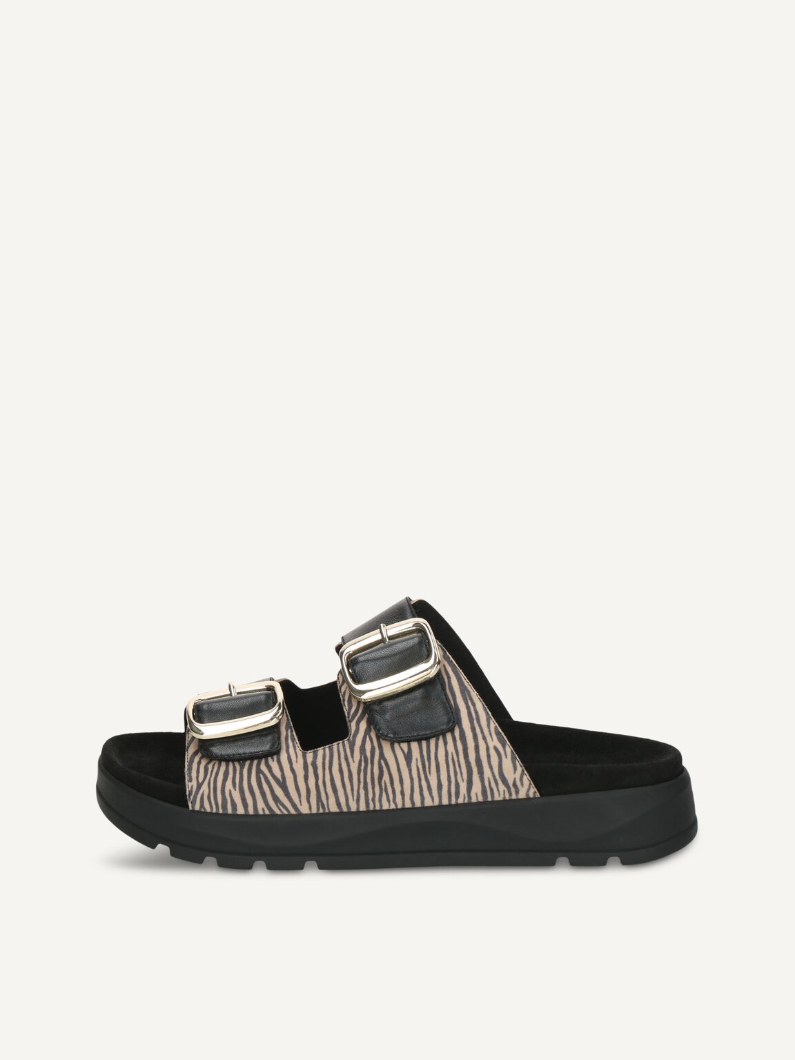 Caprice, Leather Mule - beige BEIGE ZEBRA, image 3 of 6