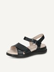 Not selected, Caprice, Leather Sandal - black BLACK NAPPA