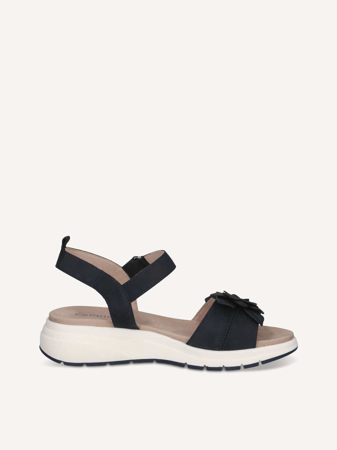 Caprice, Leather Sandal - blue OCEAN NUBUC, image 3 of 5