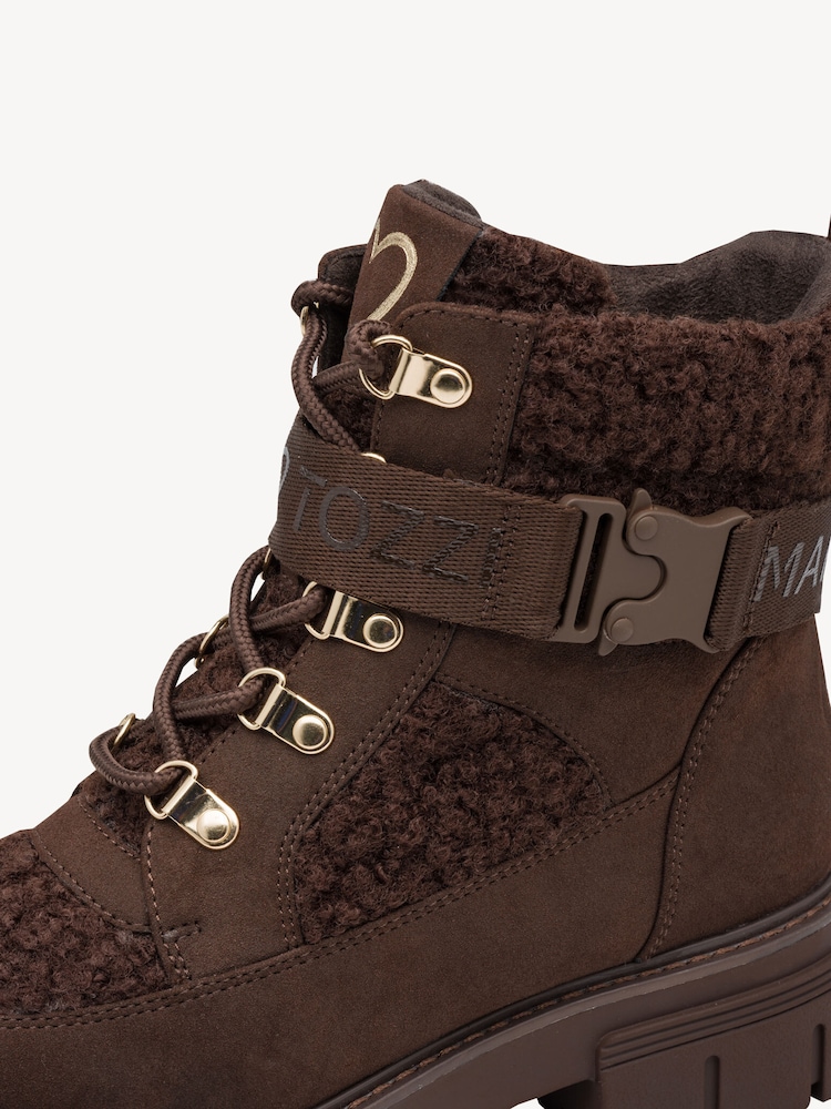 Marco Tozzi, Bootie - brown warm lining, CHOCO COMB, Image 6 of 7