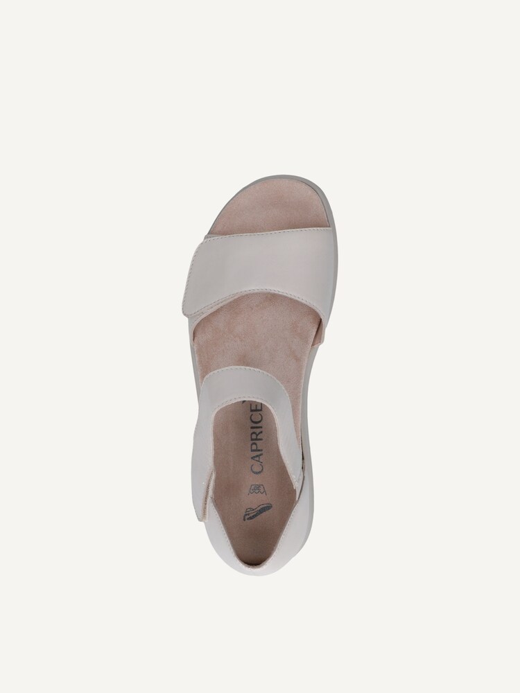 Caprice, Sandale en cuir - blanc OFFWHITE NAPPA, image 4 sur 5