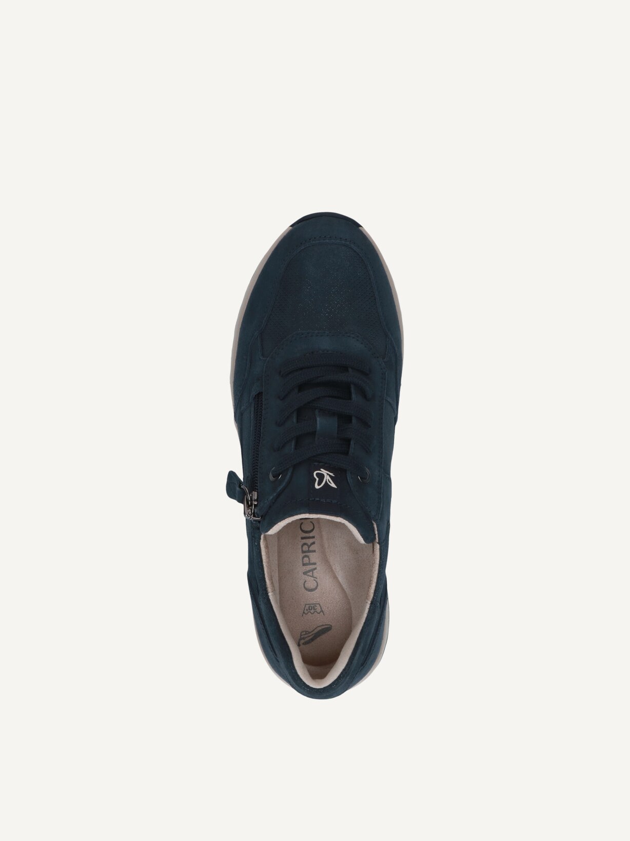Caprice, Ledersneaker - blau OCEAN SUEDE, Bild 4 von 5
