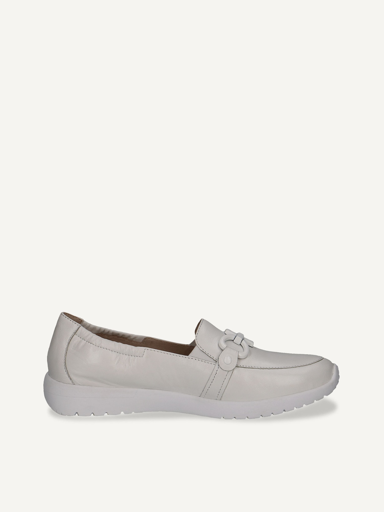 Caprice, Slipper en cuir - blanc WHITE SOFTNAP., image 3 sur 5