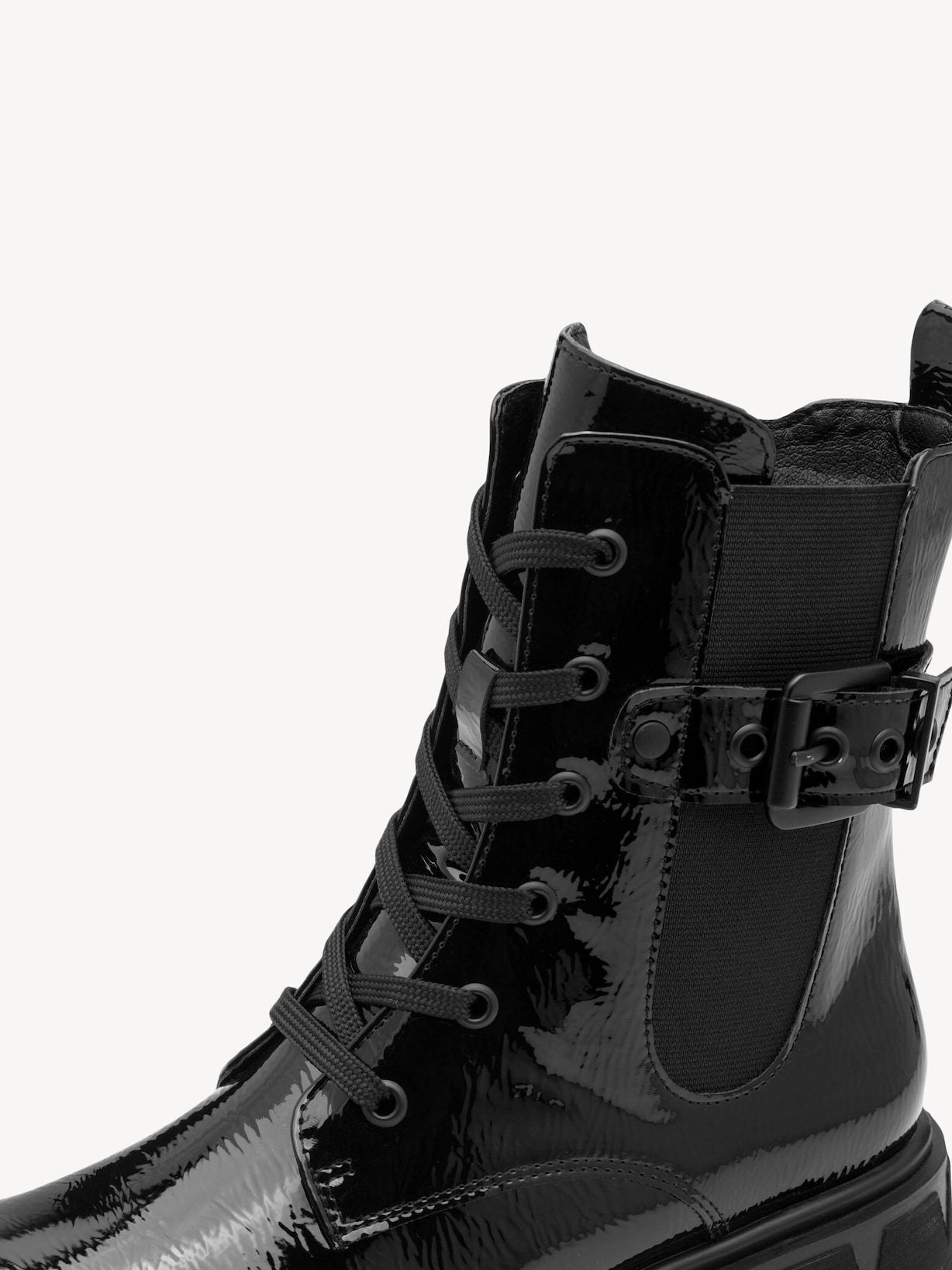 Marco Tozzi, Kotníčková obuv - černá BLACK PATENT, obrázek 5 z 7