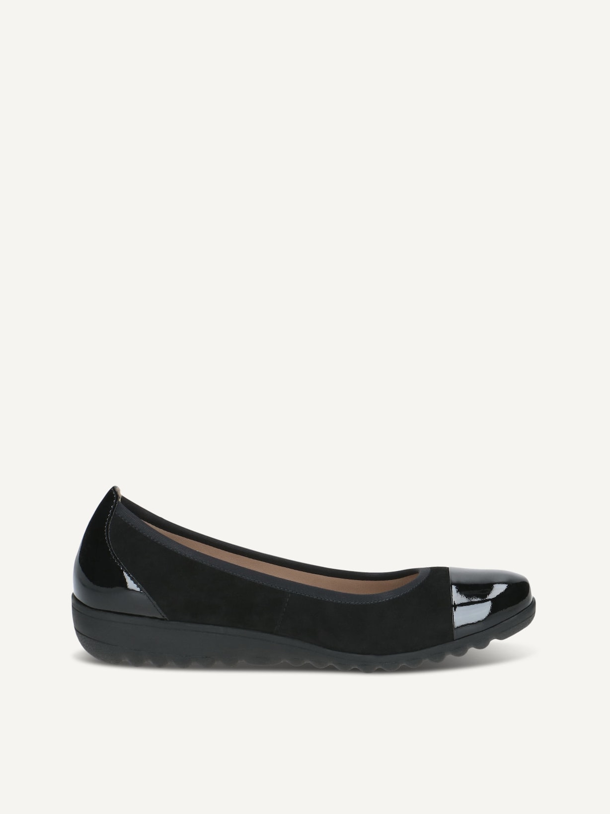 Caprice, Ballerine en cuir - noir BLACK SUE COMB, image 3 sur 5