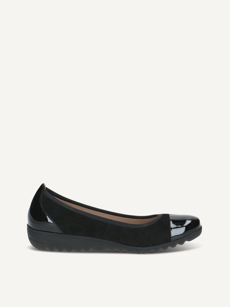 Caprice, Ballerine en cuir - noir BLACK SUE COMB, image 3 sur 5