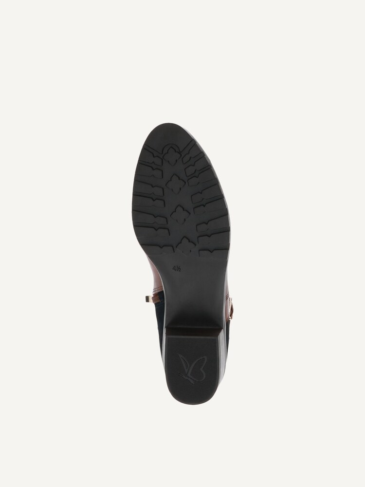 Caprice, Leather Bootie - brown COGNAC COMB, image 4 of 5