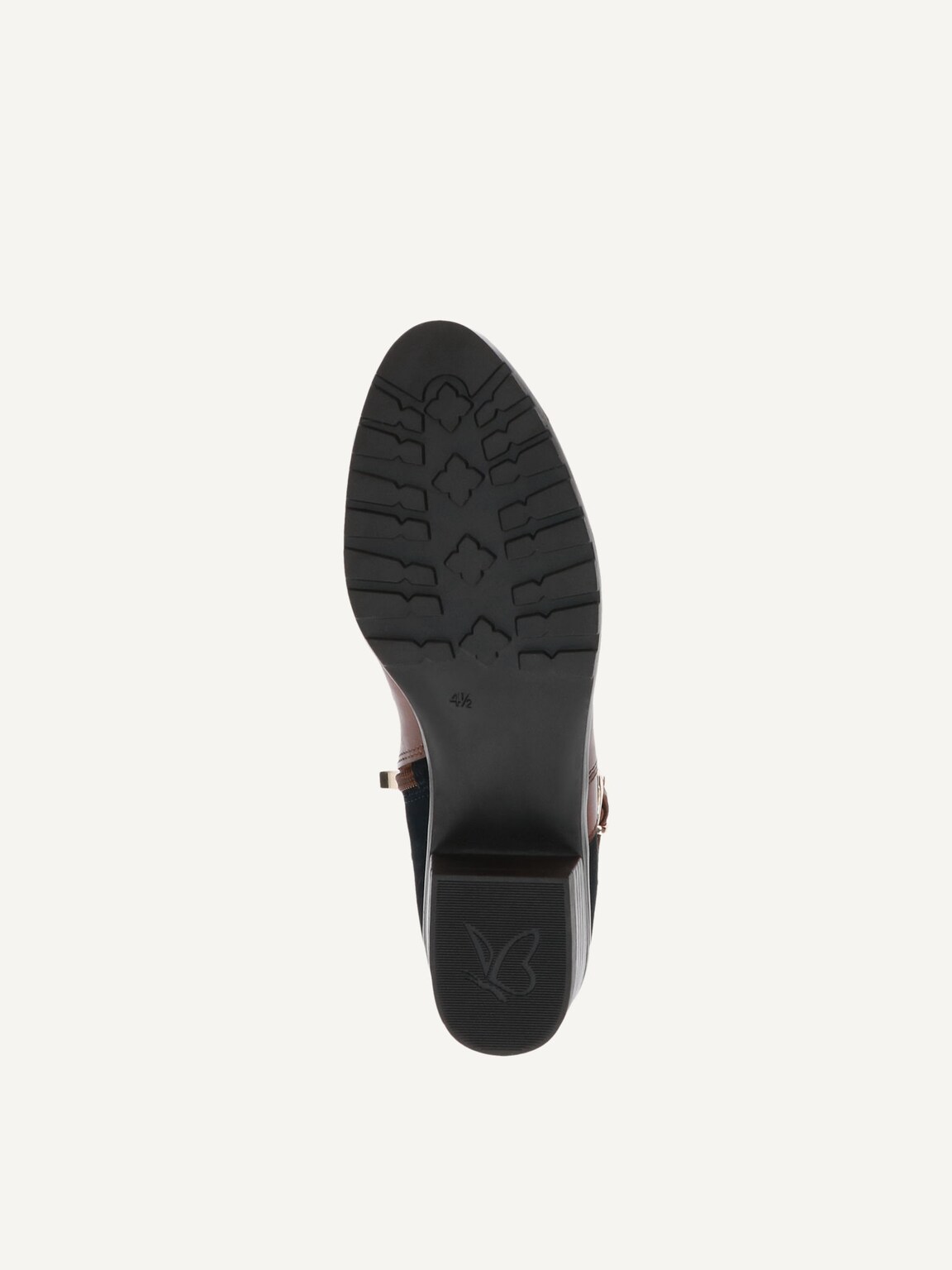 Caprice, Leather Bootie - brown COGNAC COMB, image 4 of 5