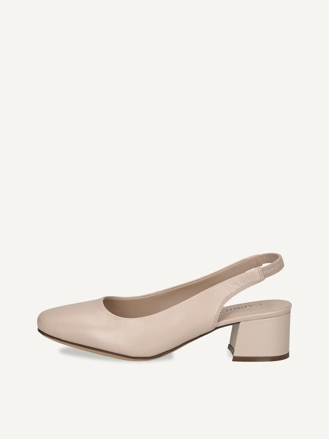 Caprice, Leather sling pumps - beige BEIGE PERLATO, image 2 of 5